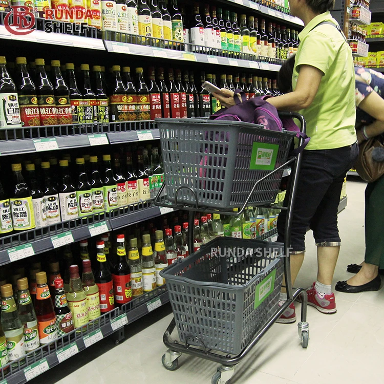 type dry powder fire extinguishers removable basket shopping trolley with rubber corner bumper