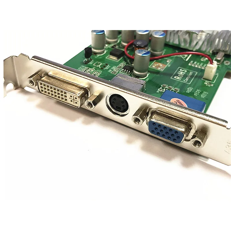 WENJUN AGP 8X 4X слот FX5500 256M 128Bit DDR PCI VGA + DVI графическая карта