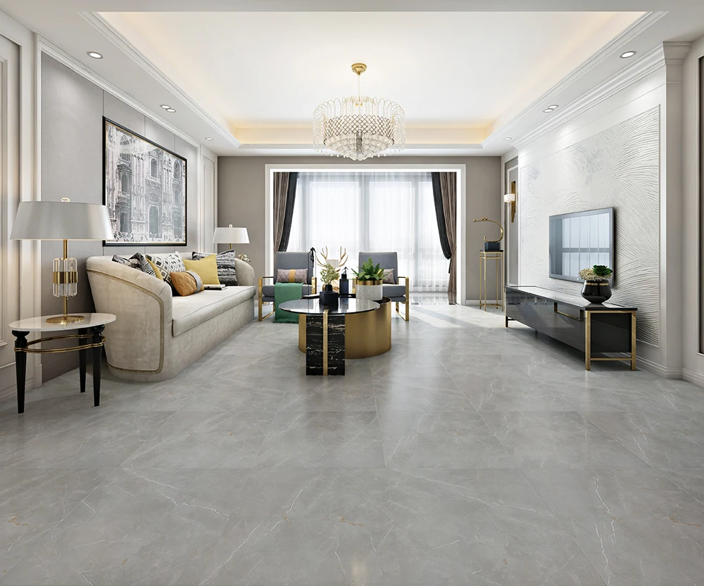 
cheap price China Guangdong grey Rustic Floor Tiles 600*600 porcelain glazed tile stock tiles 