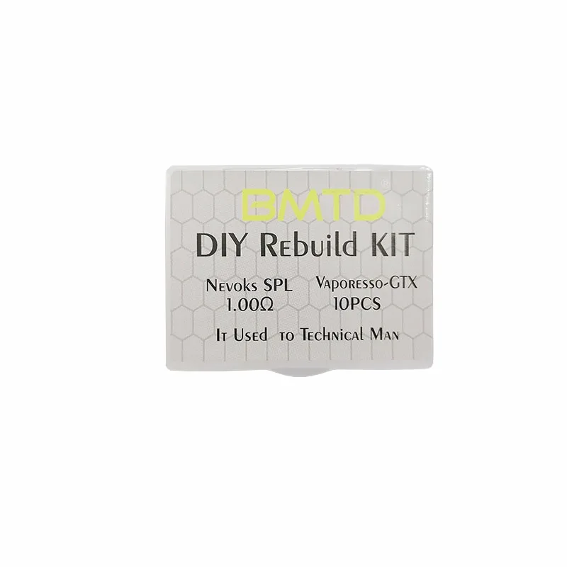 DIY Tool Rebuild Kit for nevoks SPL 1.0ohm and vaporesso-GTX Mesh Coil rbk coil kit diy