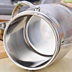 Stainless steel high quality double layer 1.8L/2.0L vacuum lunch box food container