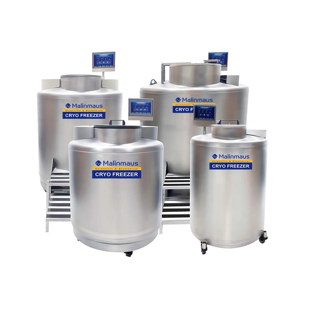 Malinmaus LN2 Gas phase tank laboratory use large capacity biobank liquid nitrogen container