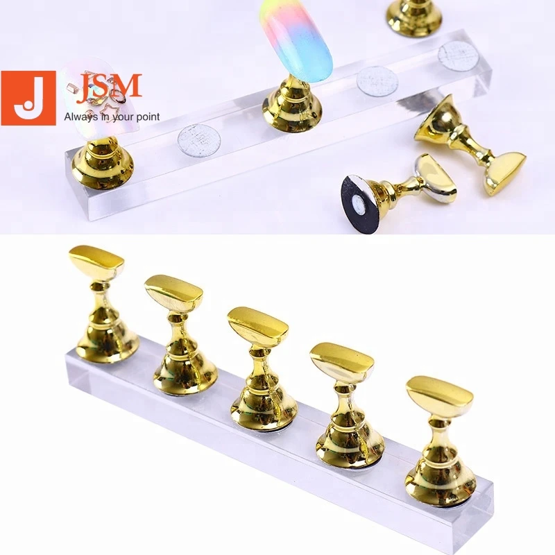 Магнитный держатель для ногтей, тренировочная демонстрационная подставка TipsHolder Board, салонный инструмент «сделай сам» NT206