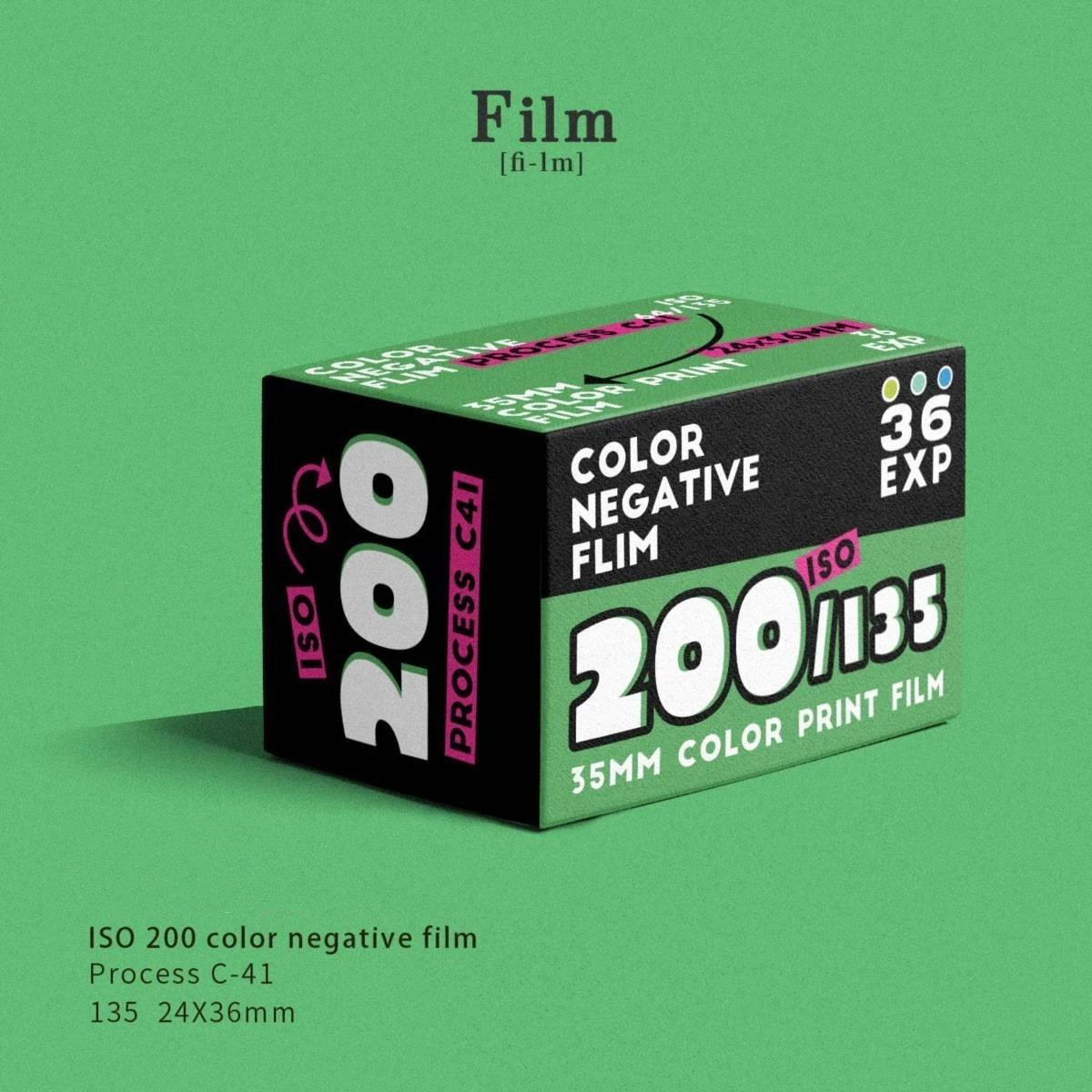 35mm With DX Color Film Rolls Disposable Camera Negative Film 64 200 400 320 ISO 36EXP Process C-41 Film For Camera