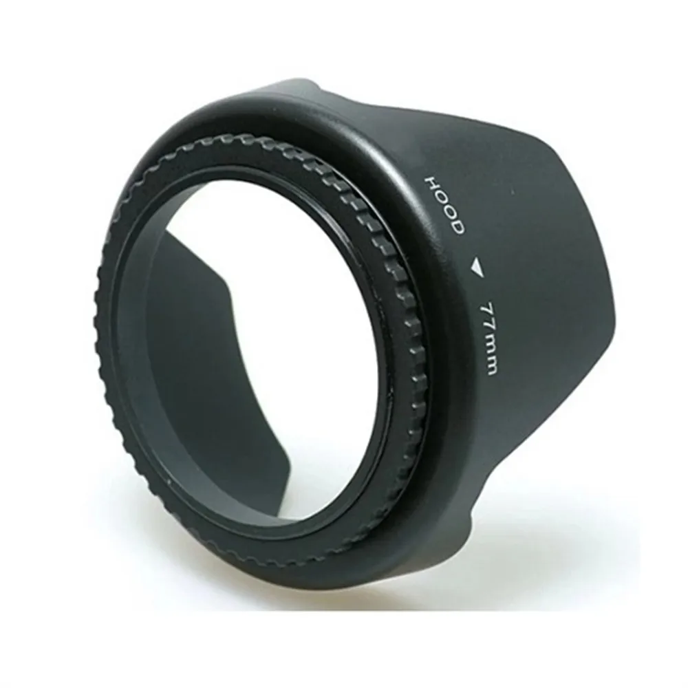 Universal screw mount flower shape 72mm Lens hood universal for all brand digital camera
