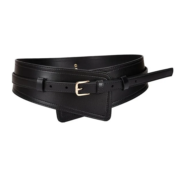 women fashion belt High Quality Metal Elastic Ladies Wide Waist Belts  luxury belt for women
