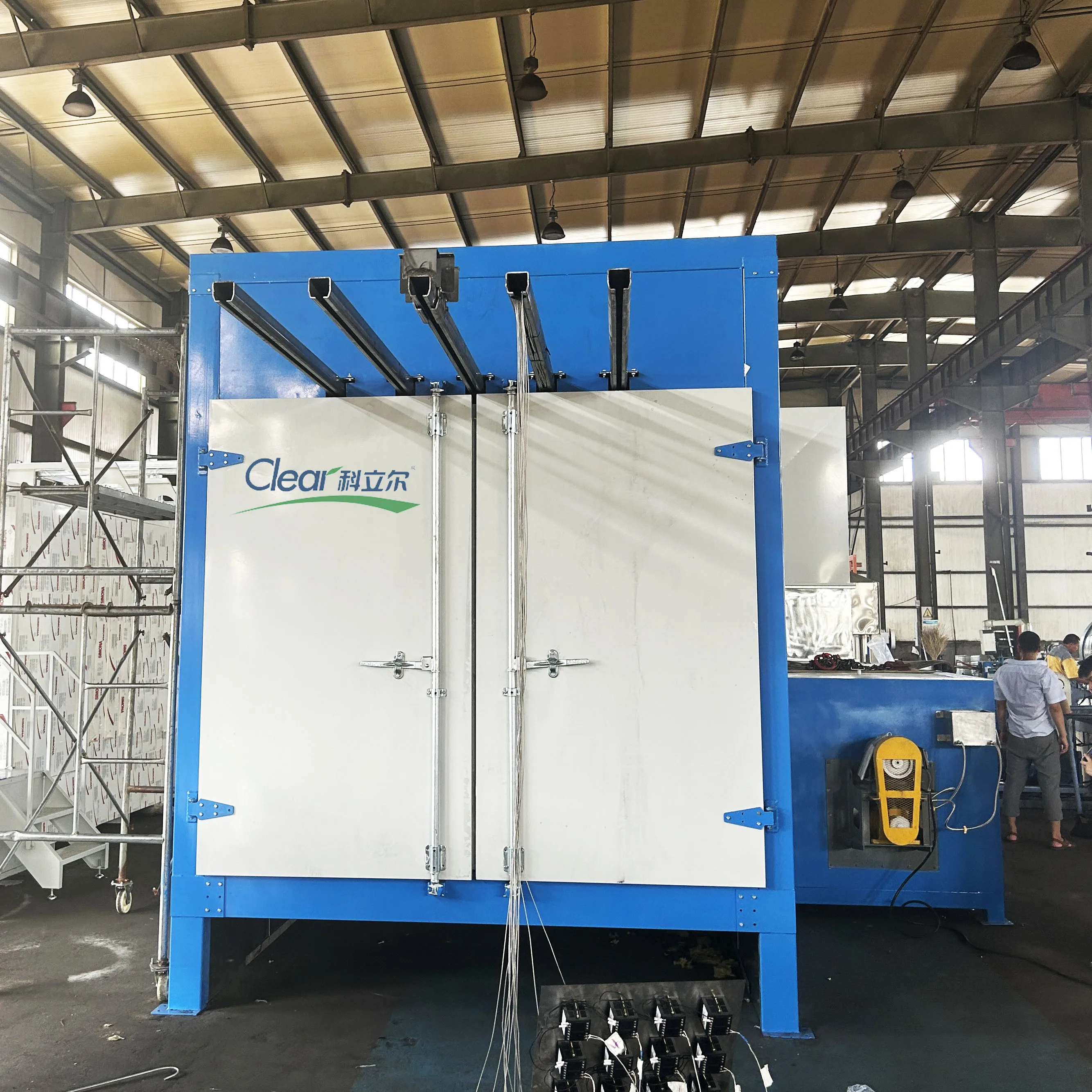 Manual / Automatic large electrostatic powder coating oven for sale