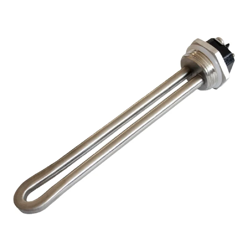 Customized Electric Tubular Brass Heating 1' Npt Flange Immersion Heater Element