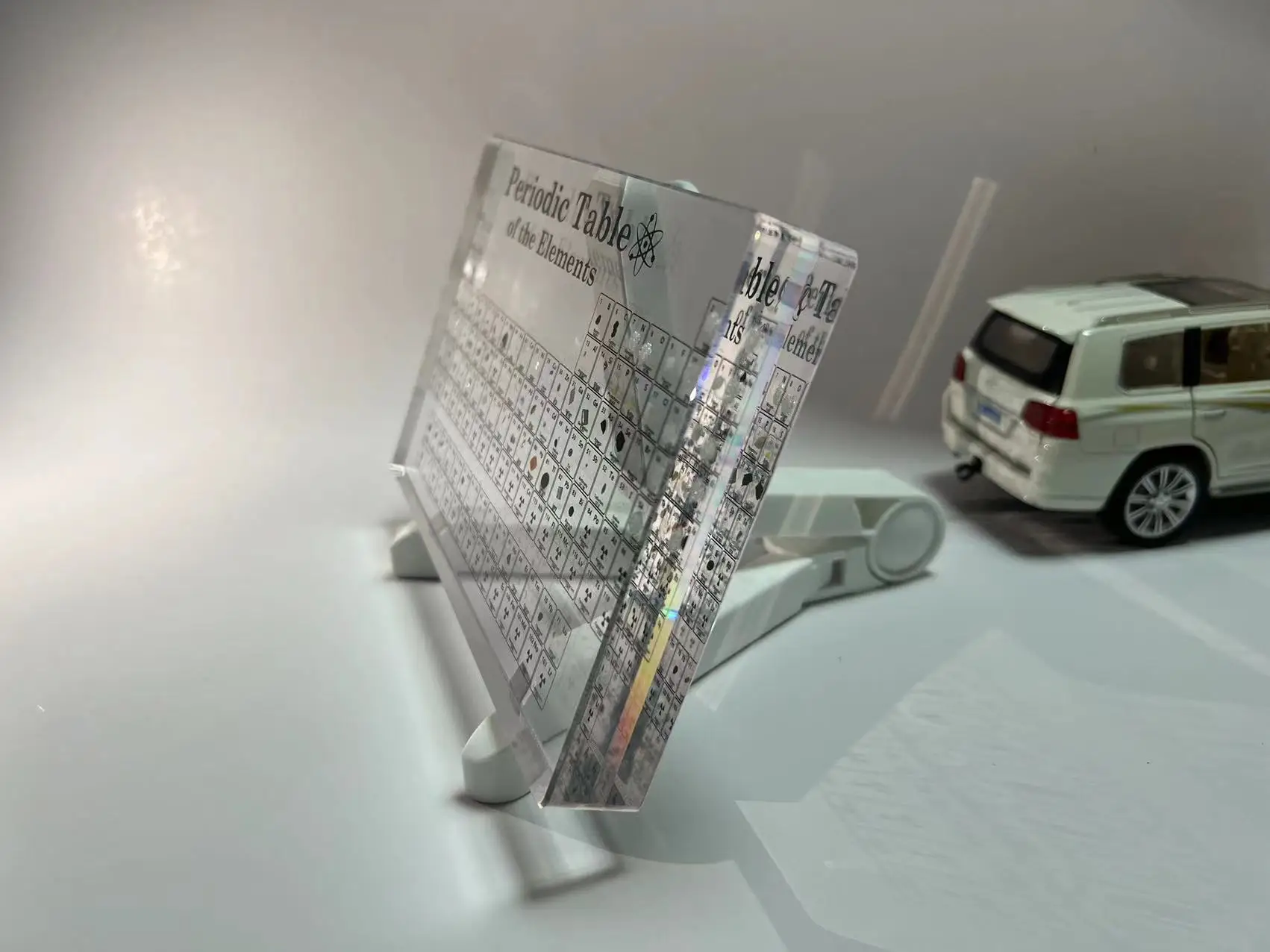 Exclusively for amazon Custom Hot Pressing Different Version Transparent Resin Inline Chemical element Specimen Mineral Block