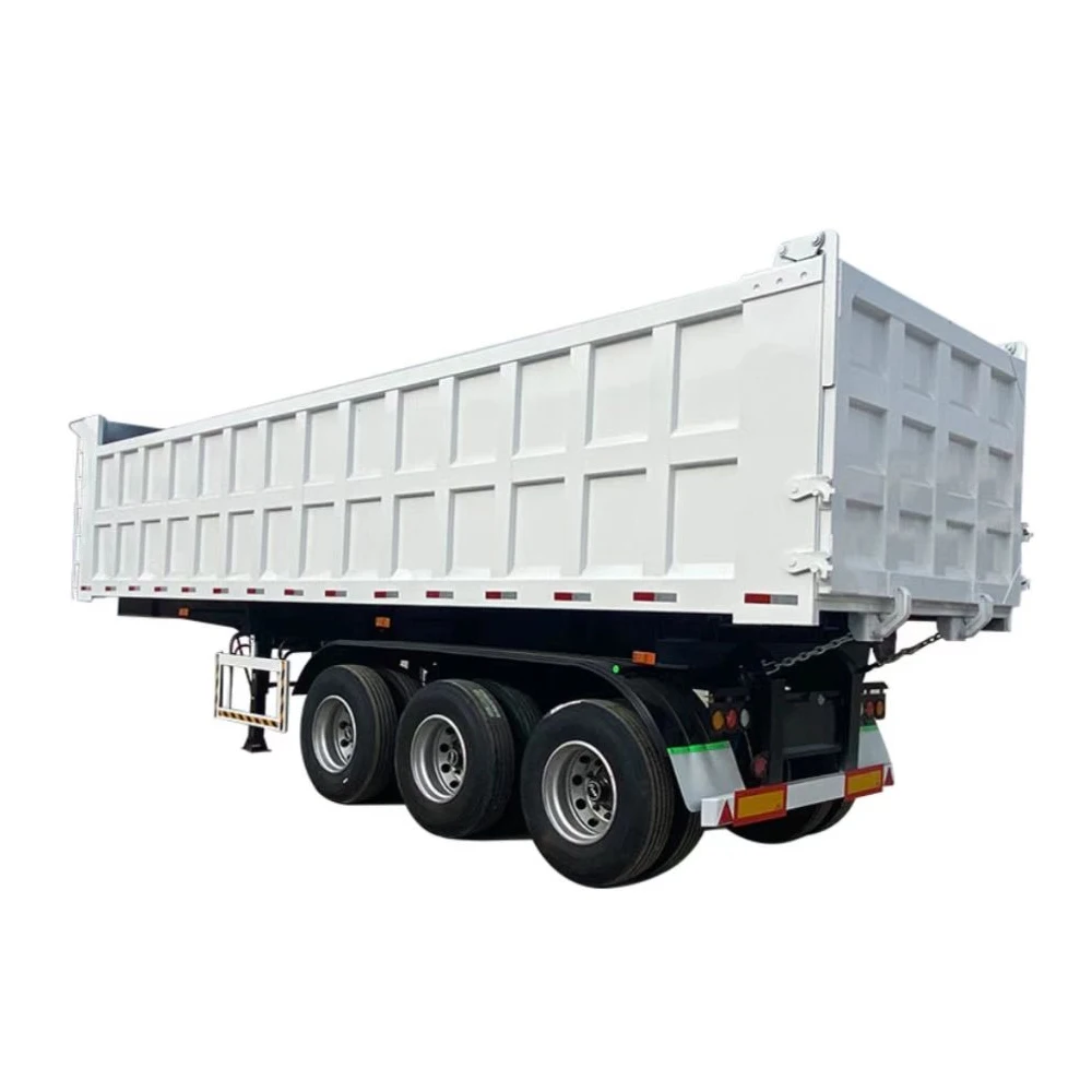 40 Ton 60ton Dump Trailer Used for Coal Transportation and Ore Transportation Is Sold After The Dump Trailer