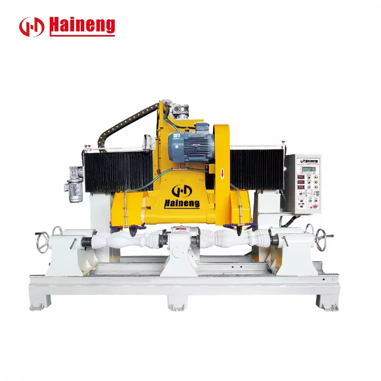 Custom Round Stone Cutting Machine One Side Four Balusters Profiling Machine