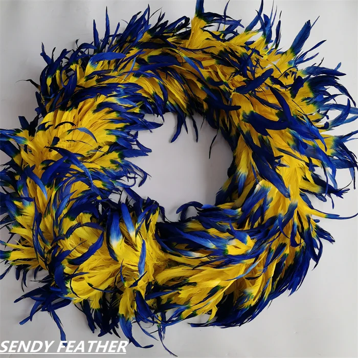 Настраиваемое 2-тоновое петушиное перо боа Самба