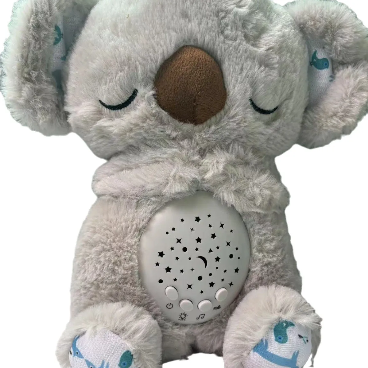 New arrivals soft breathing bear newborn soothing sleep doll sleep baby koala turtles elephant breathing toy