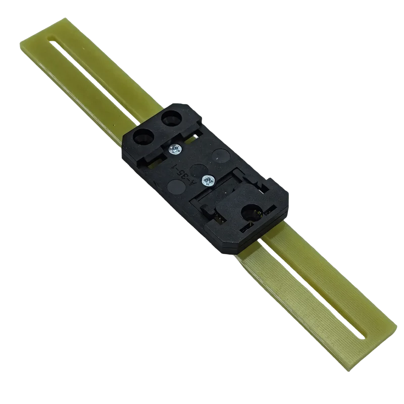 Installed on 35mm DIN rail  linear rail clip clamp linear rail clip clamp