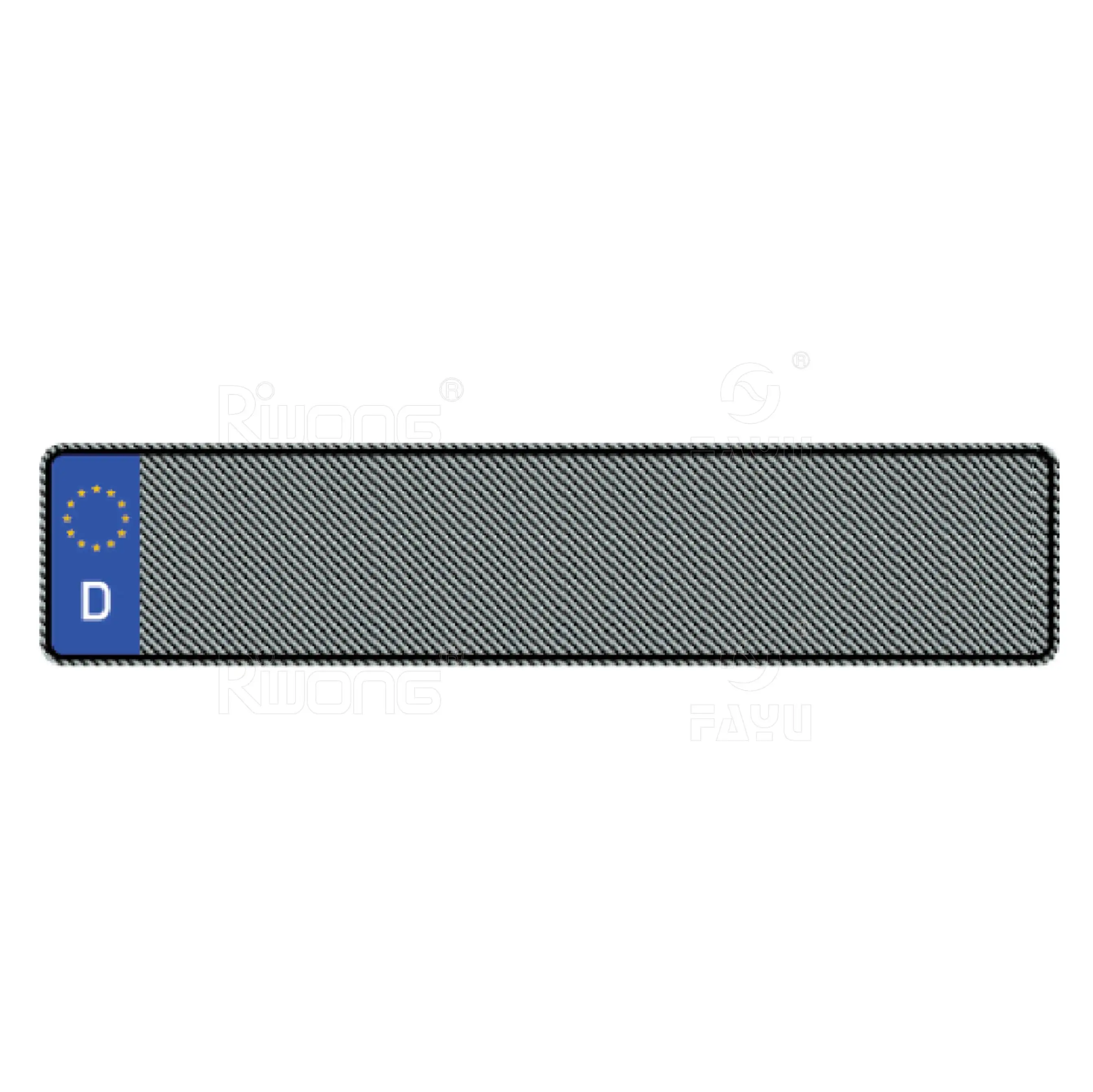 Автомобильные номерные знаки из углеродного волокна