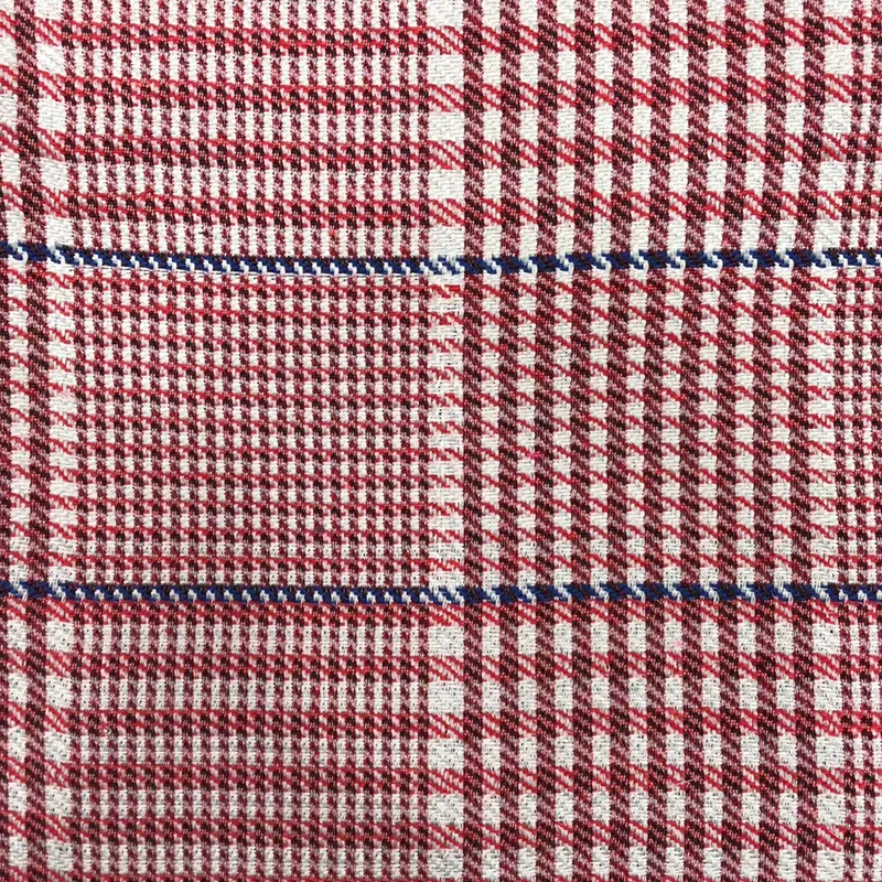 Available from stock  full-polyester ethnic style yarn-dyed jacquard fabric plaid sofa  luggage fashion fabric