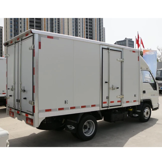 Factory Supply  4X2  FORLAND 130HP Truck Van Trucks Cargo Van Truck With 3.3Meter Cargo Boxes