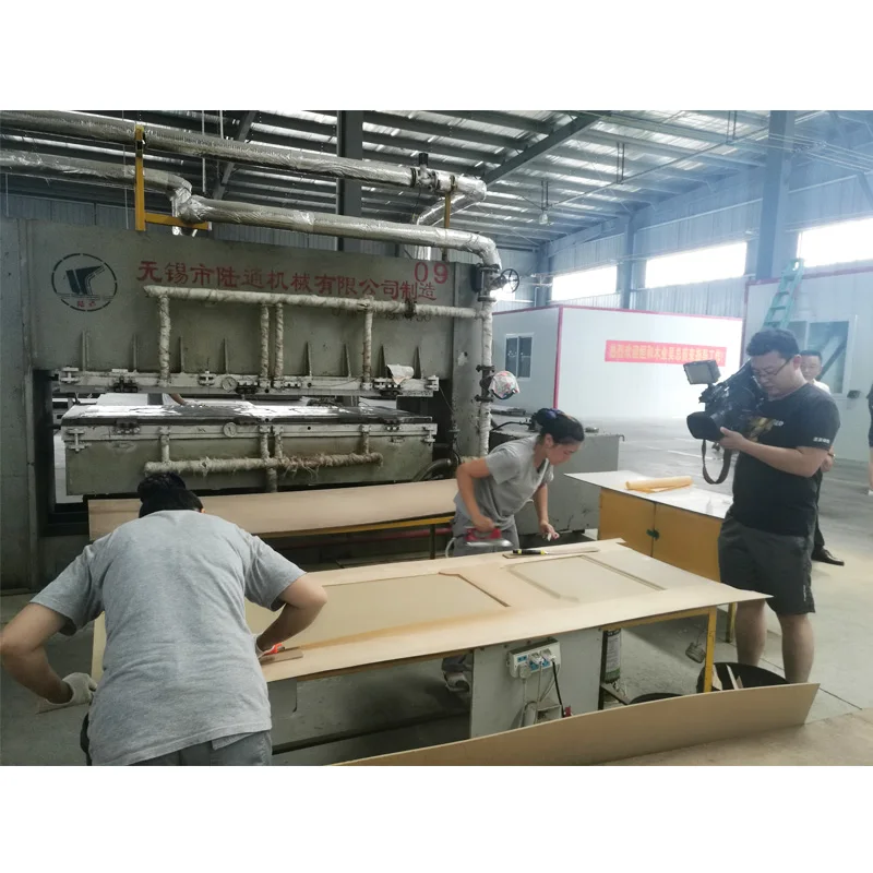 
GO-C9 Interior room natural wood veneer solid wooden door skin panel mould door skin sheet 