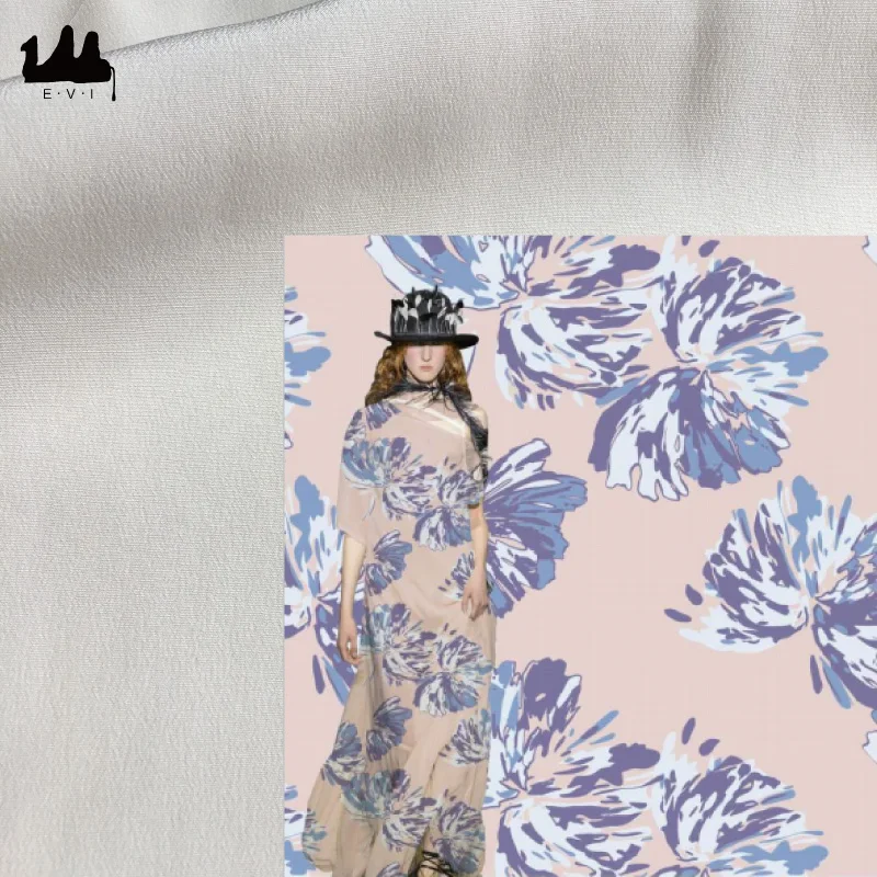 
16mm 23mm silk fabric heavy 100% Silk Crepe De Chine Fabric PFD silk fabric 