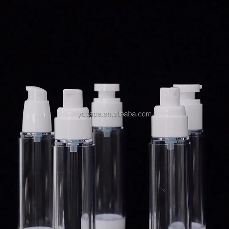 AS Vacuum Airless Travel Mini Dispenser Empty Clear Press Lotion Pump Bottles Cosmetics Skincare Fine Mist Spray Plastic Bottle