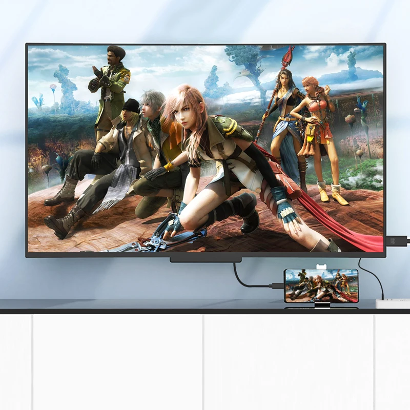 Premium Quality 1.8M USB C to HD MI Converter 2K 60Hz Adapter for Macbook Huawei Laptop Type C to HD MI Cable