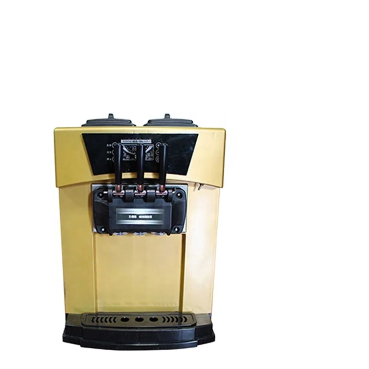 18-28L/H Factory manufacture 3 flavor table top soft ice cream machine maker machine commercial