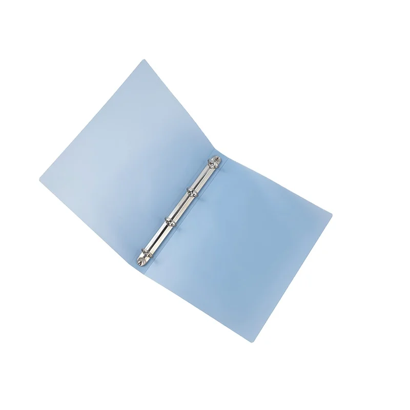 Office supply 4 ring lever arch files clear file folder a4 hard cover file folder custom plastic glitter ring binder
