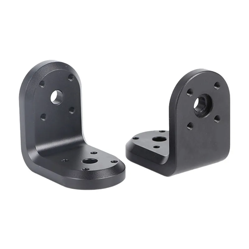 Black coating Shelf Single-side L-Shaped Bracket Right Angle Corner Joint Sheet Metal Fabrication Premium Corner Brace