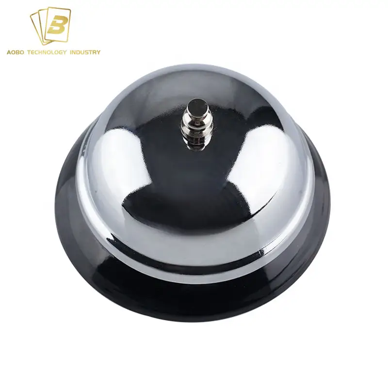 High Quality Game Accessories Smooth Thicken Glossy Stainless Steel Reminder Casino Bell