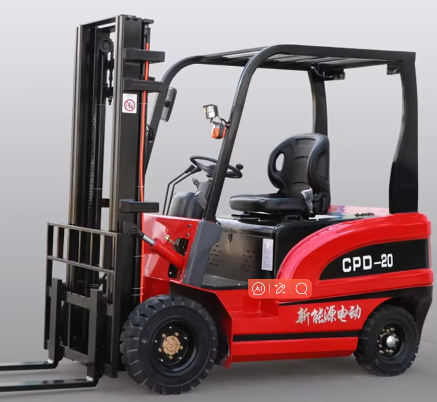 montacarga 4x4 large-tonnage 3.5 ton 3 m easy to operate four wheels electric forklift truck