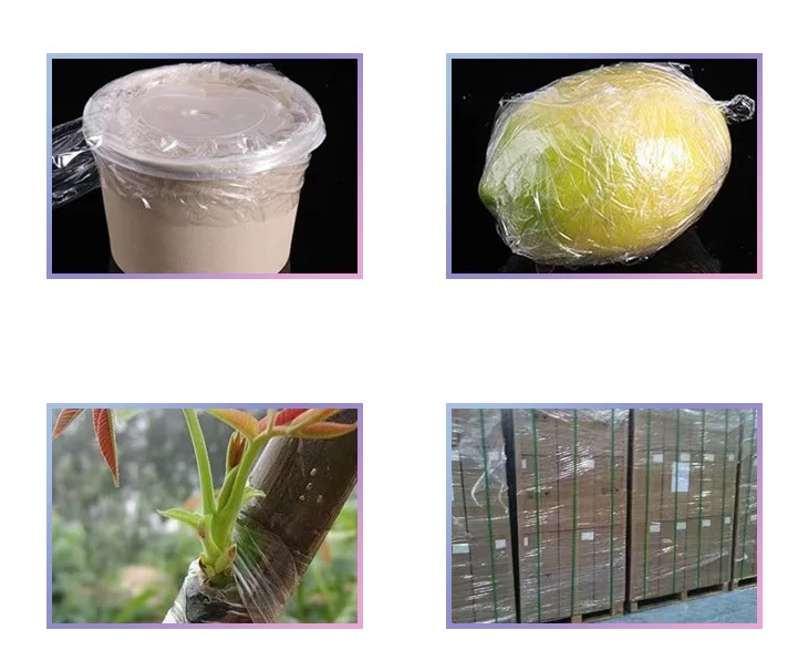 Manufacturer wholesale transparent winding film PE small roll stretch film self-adhesive protective film