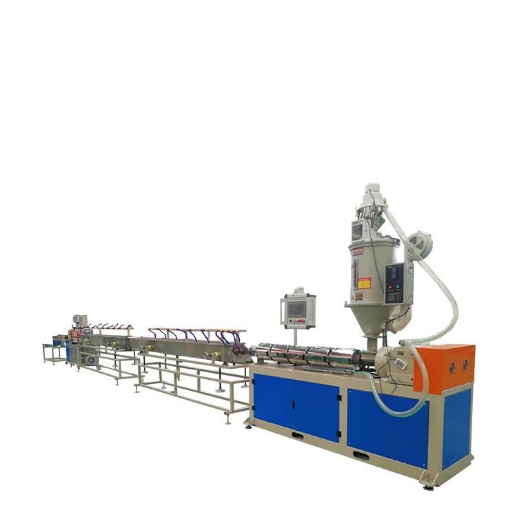 PVC Soft Garden Hose Spiral Winding Corrugated Drainage Supply Pipe Plastic Extruder Machine