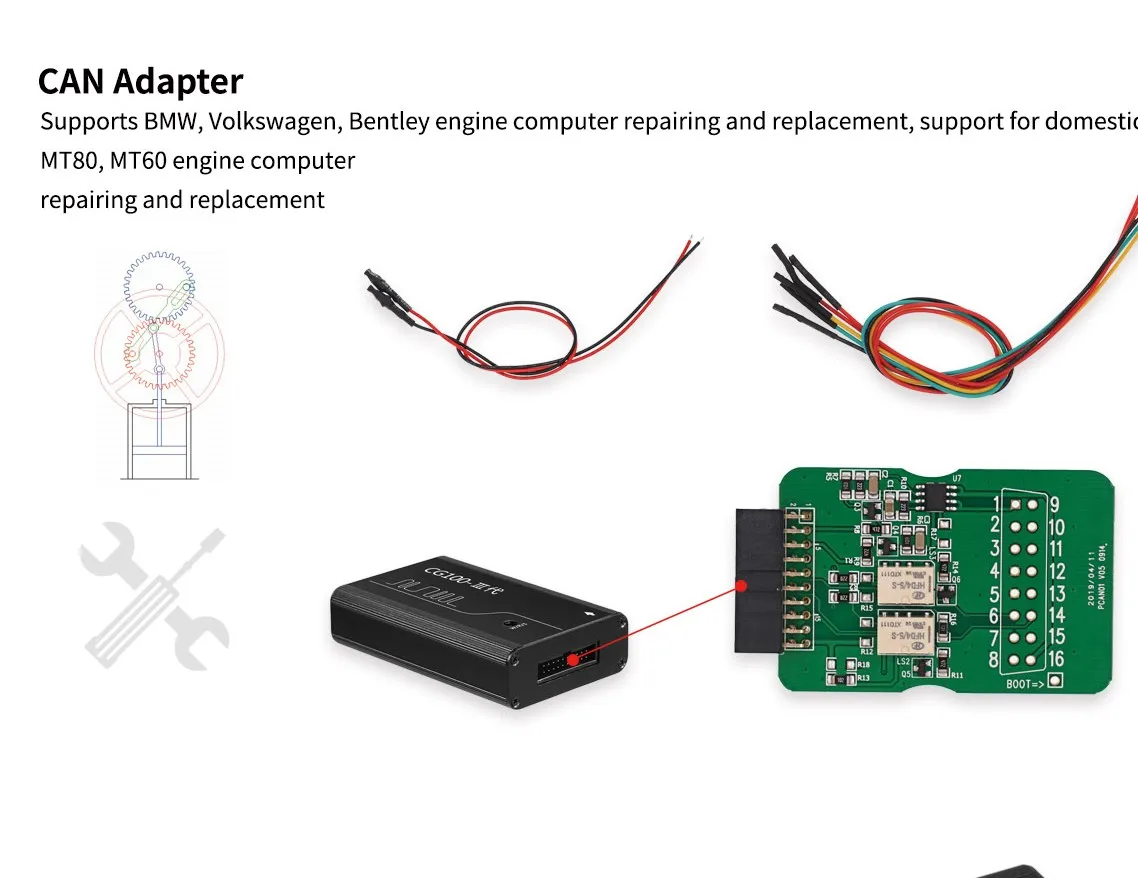 CG100 III Full Function Version Support ECU BCM Instrument Car Key Programmer