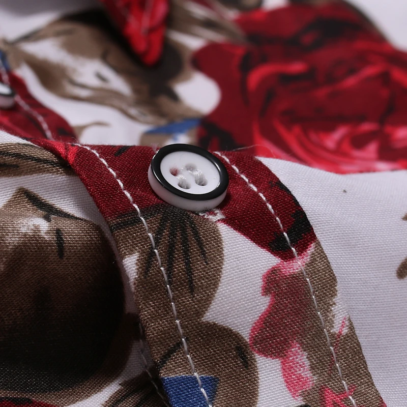 
Wholesale Allover Mens Beach Shirt Polyester Short Sleeve Floral Hawaiian Plus Size Shirts For Man 