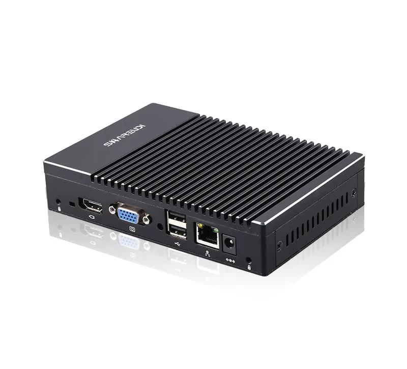 Quad Core Fanless Pc Mini AMD A6 1450 CPU DDR3 6*USB VGA HD-MI Support Dual Display Win10 Win11 Linux Industrial Mini PC
