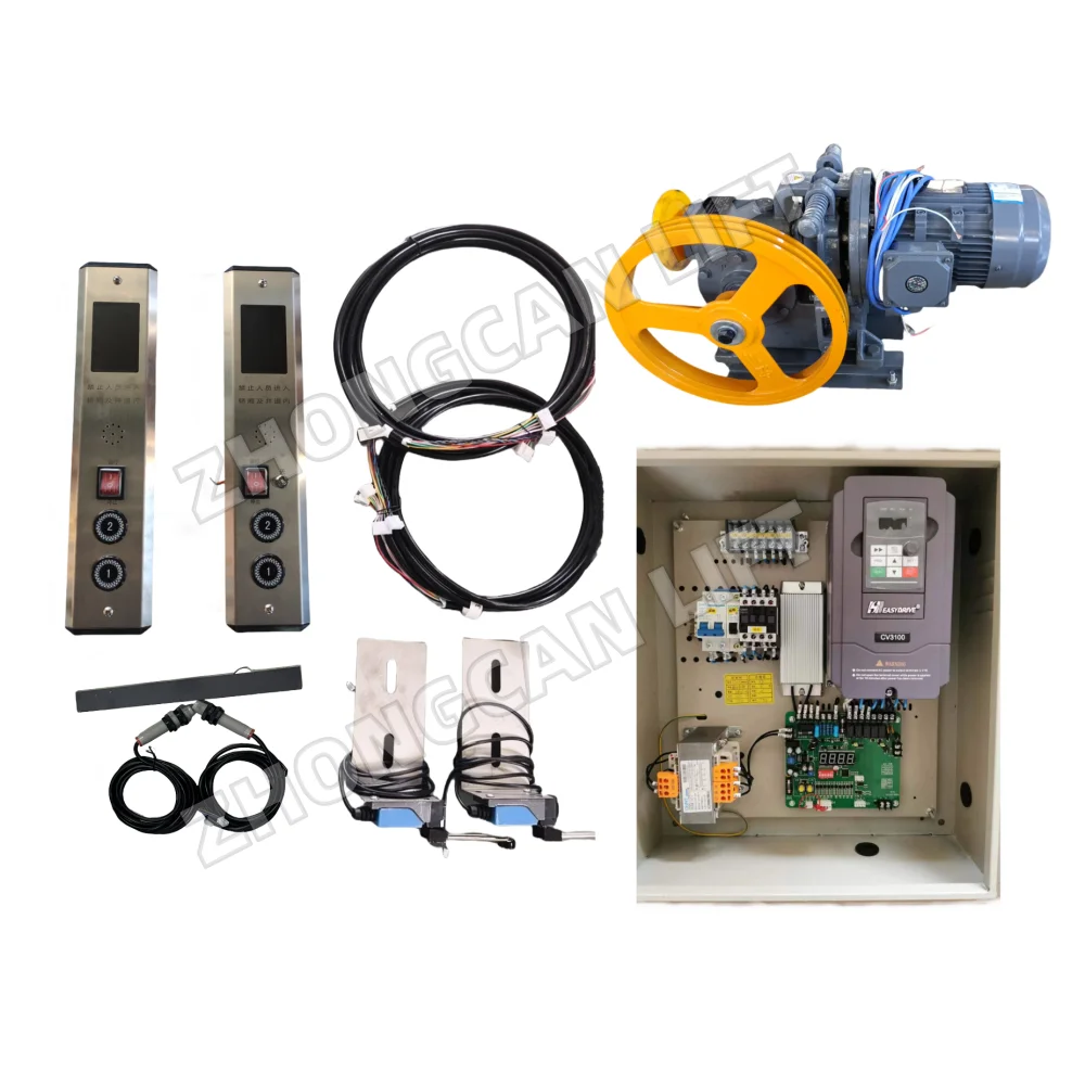 Food elevator/dumbwaiter lift controller system with call panel and connection wire/small cargo lift control cabinet