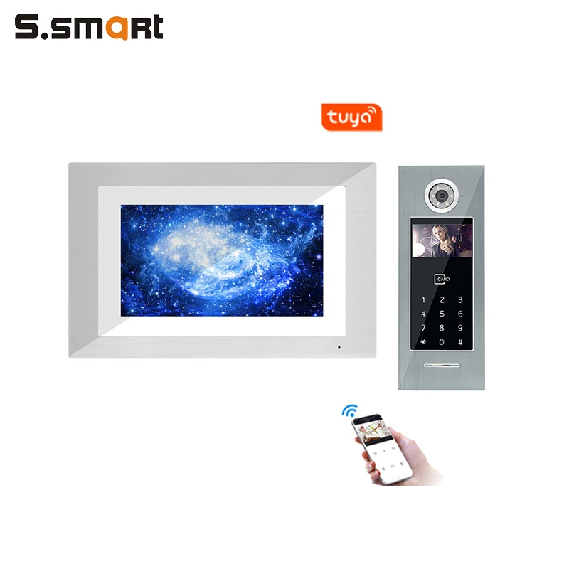 New Arrival 1080P Sound Ringtone Video Door Bell Button Doorbell System For Apartment