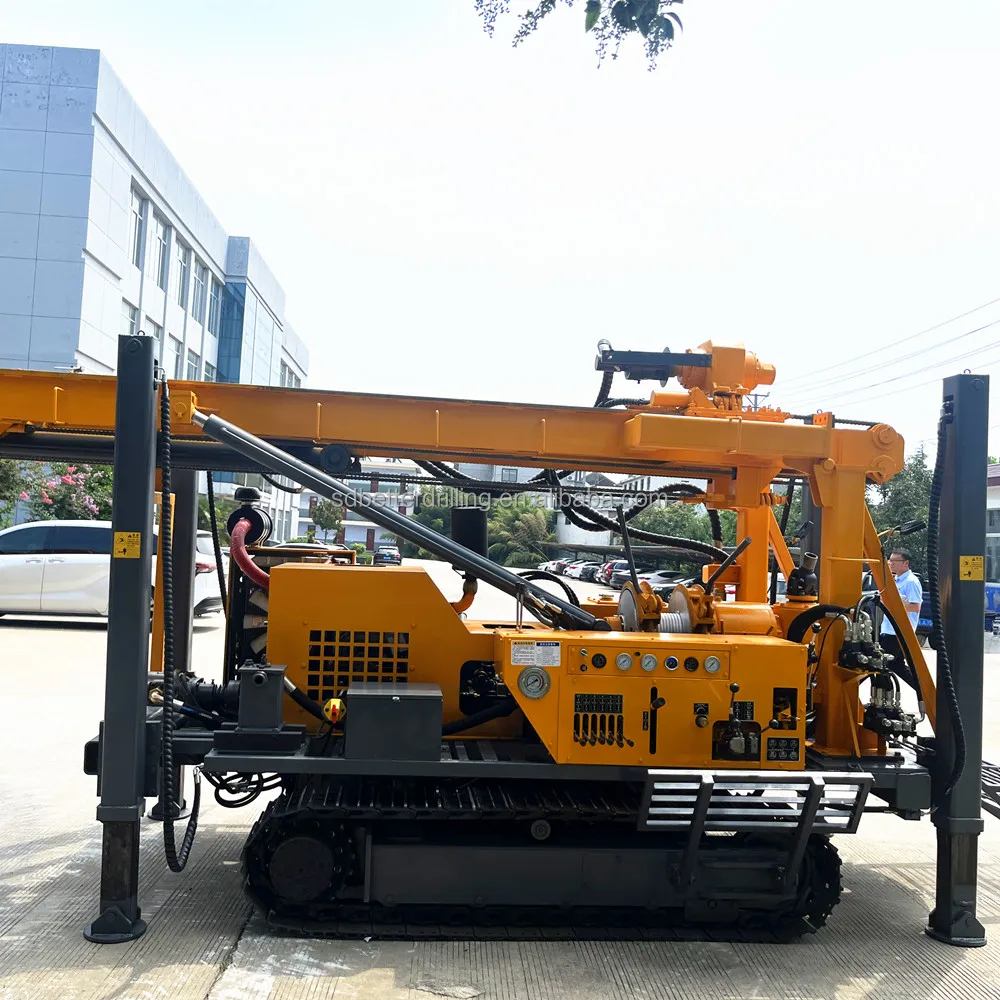 BDM-350SM model track mounted DTH water well drilling rig