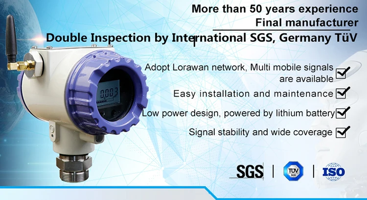  FST100-1102 Lorawan 868 МГц 60 МПа Датчик газа 5 бар датчик давления