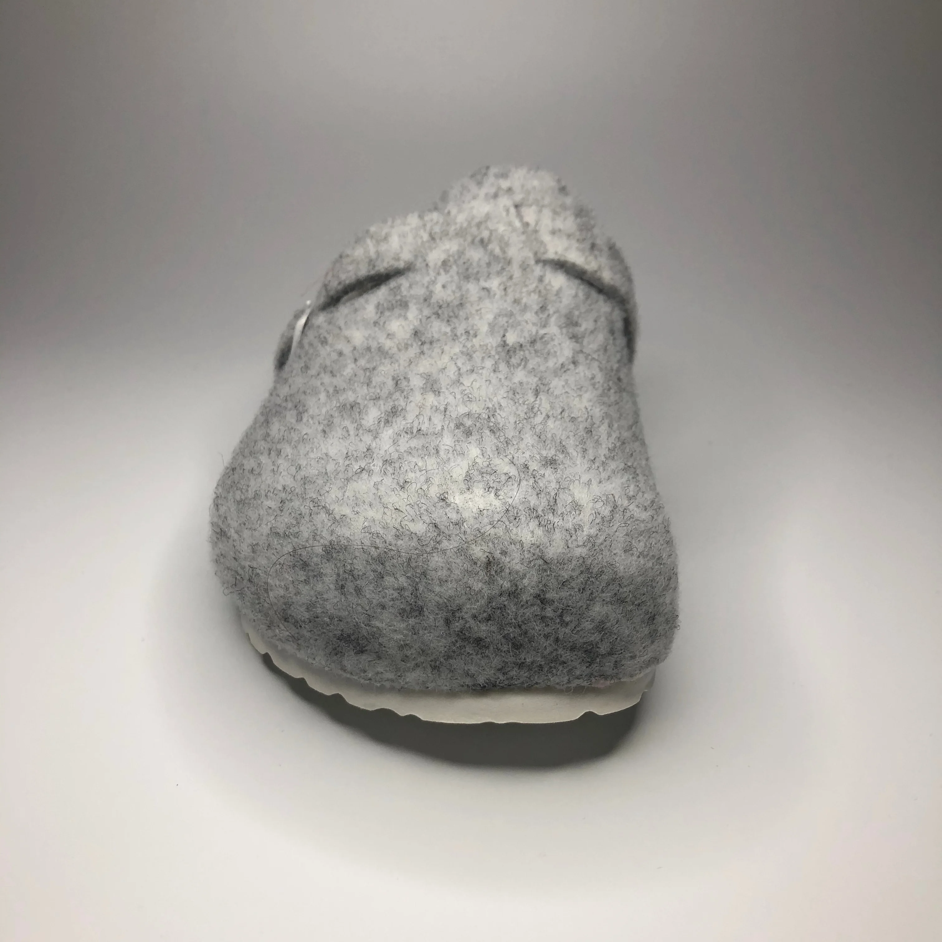 NEW ARRIVAL POPULAR CUSTOM LOGO AND COLOR WHOLESALE OPEN TOE UNISEX FELT HOME SLIPPER