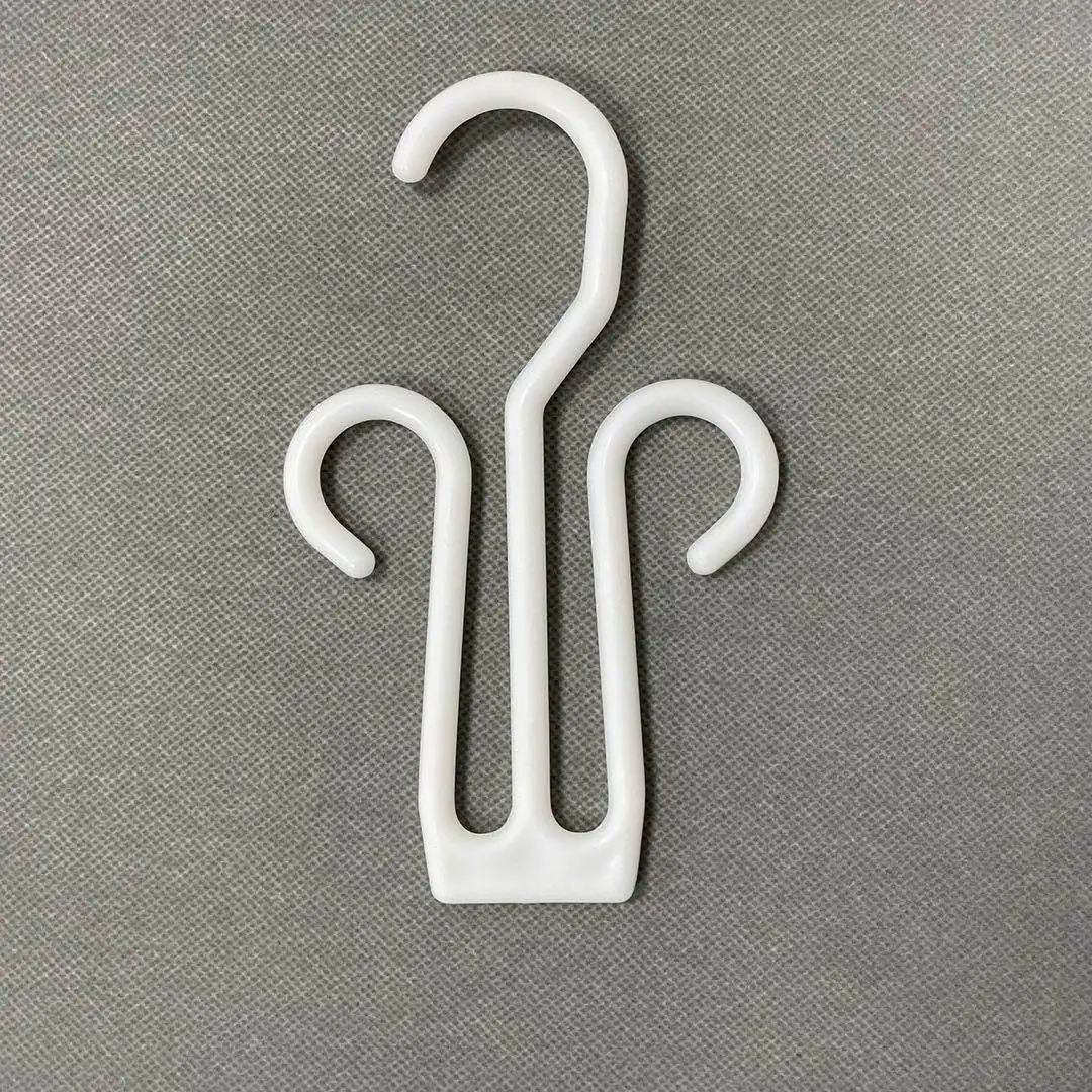 Пластиковые двойные зажимы, крючок для обуви, пластиковые шлепанцы, крючок для шлепанцев