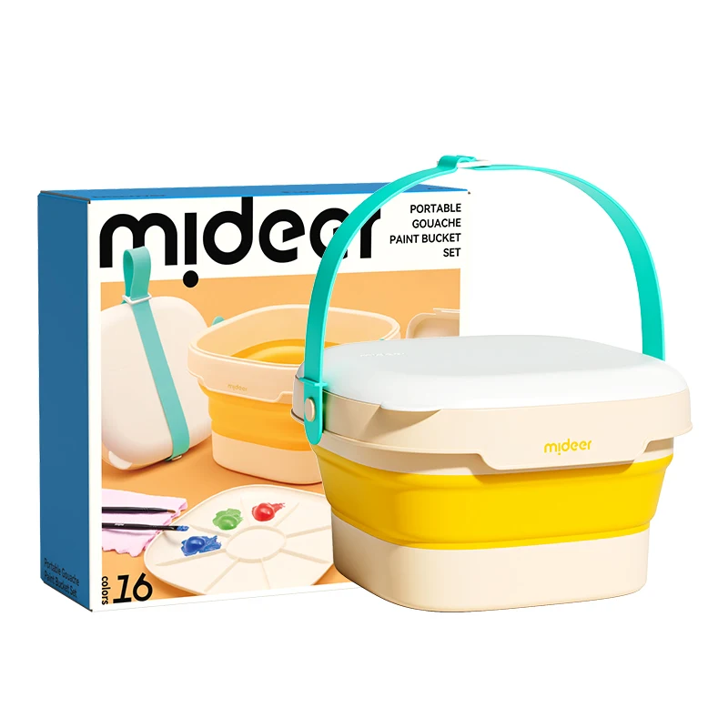 mideer MD2284 Portable Gouache Paint Bucket Set water extension creative painting toys
