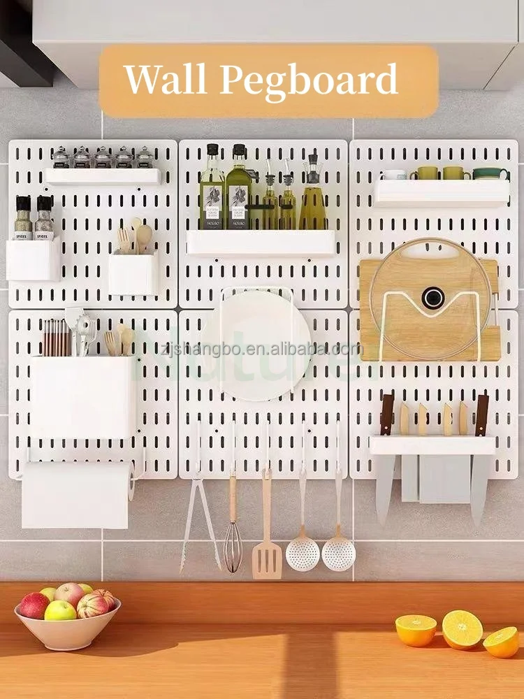 Customized Tool Storage Panel Organizer Tool Holder Wall Panel Wall Mounted Metal Pegboard