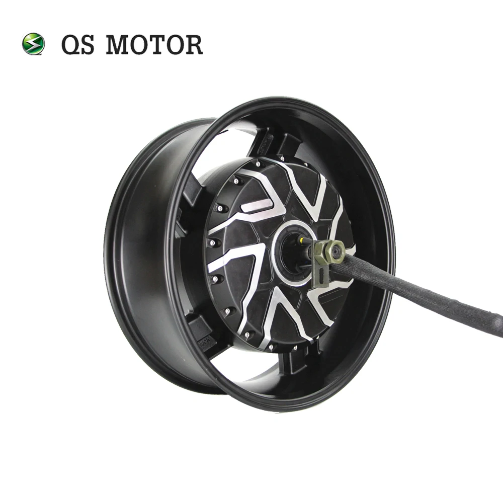 QS Motor 12000W 17X6.0inch 12KW 70H V4 Electric Motorcycle Hub Motor