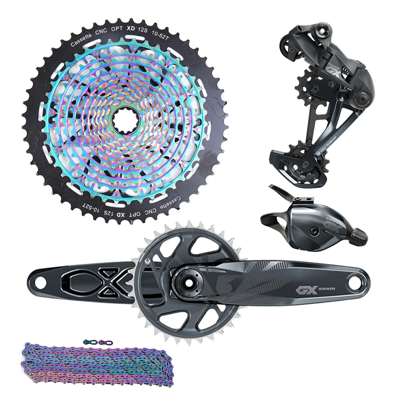 2021 скоростной комплект SRAM GX EAGLE 1X12 DUB кривошипный рычаг переключения передач ТРИГГЕРНАЯ цепь кассета 10-52T XD Freewheel велосипедный групповой