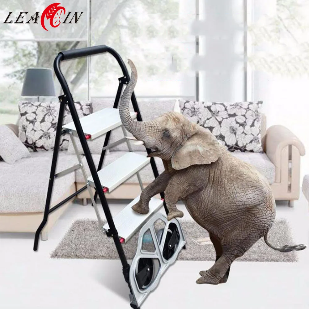 High quality foldable multi-purpose  foldable easy store step ladder