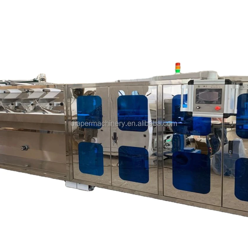 Four Side Seal Alcohol Pad Wet Tissue Lens Wipes Making Machine