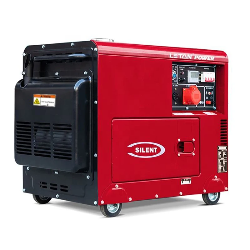 hot sale model 8.5kW 10kVA diesel generator standby generator super silent type for home use LETON diesel generator set