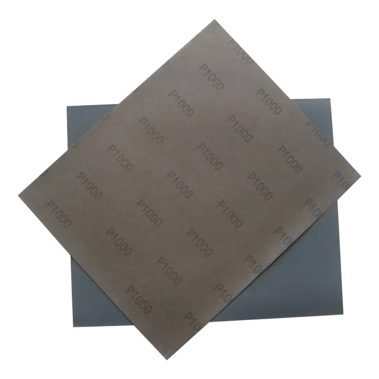 Sample Free Factory  9x 11 inch 230 x 280mm  silicon carbide  latex backing grit P60 to 7000 abrasive sandpaper waterproof paper