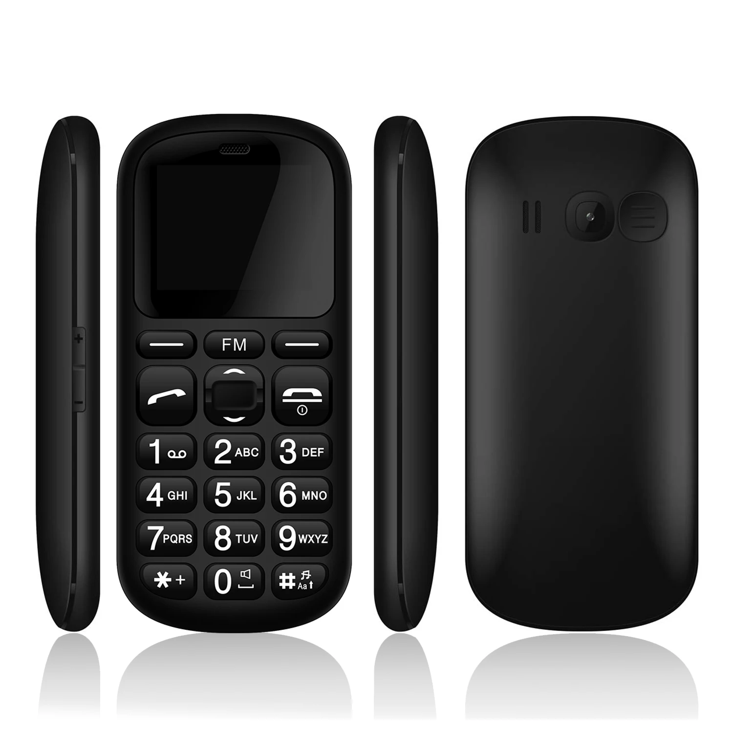 
 Лидер продаж, самый дешевый мобильный телефон 1,77 дюйма с большими кнопками для пожилых людей, простой в эксплуатации мобильный телефон для пожилых людей  